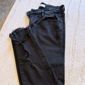 KanCan Raw Hem Skinny Jeans